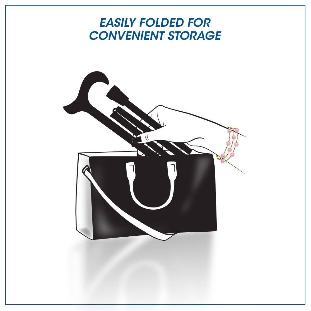Carbon Fiber Folding Adjustable Cane R192288