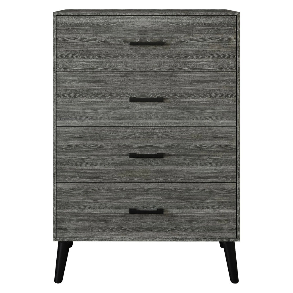 Rustic 4 Drawer Wooden Dresser Y9021