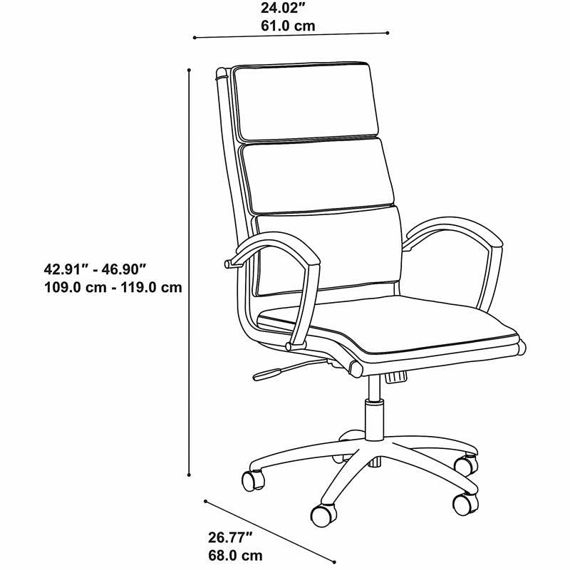 High Back Leather Executive Office Chair E620544