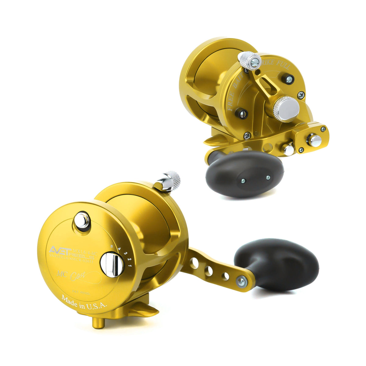Silver Left-Hand Lever Drag Casting Reel B1748