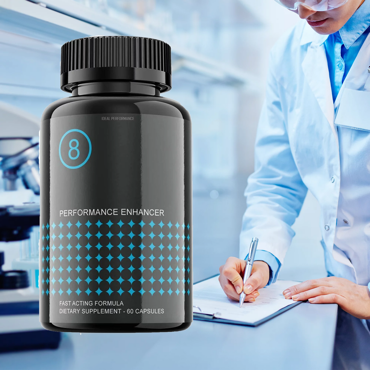 8 Pills Supplement for Men 120 Capsules Q382