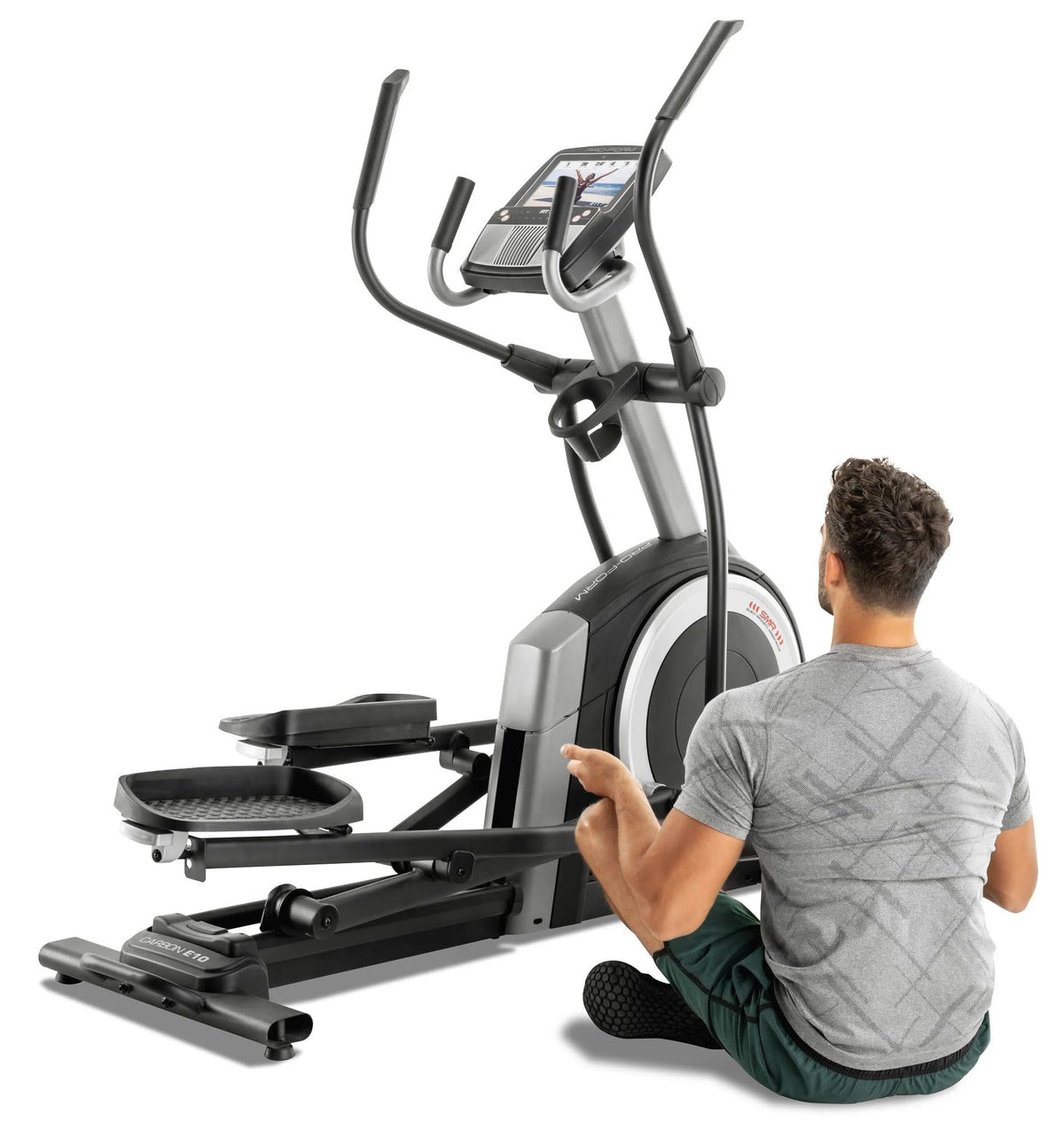 Smart Elliptical Trainer with 10 In. HD Touchscreen S61412