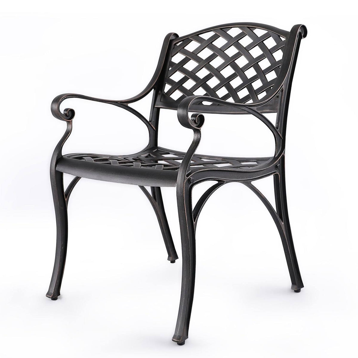 Cast Aluminum Patio Dining Arm Chair R46189