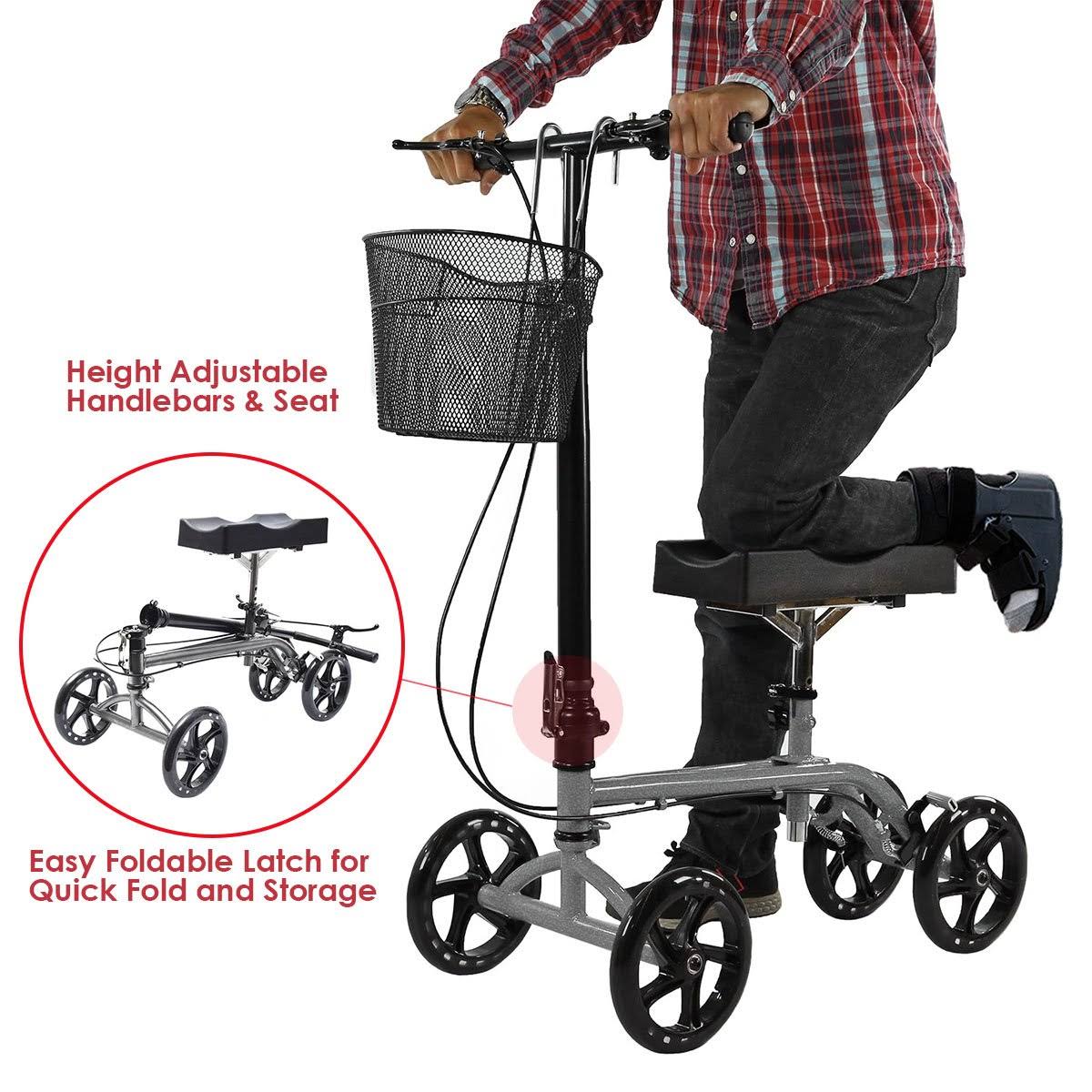 Foldable Steerable Knee Walker Scooter V87503