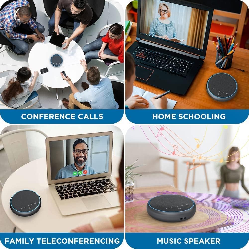 Bluetooth Conference Speakerphone with Multi Microphone Noise Cancellation G3635