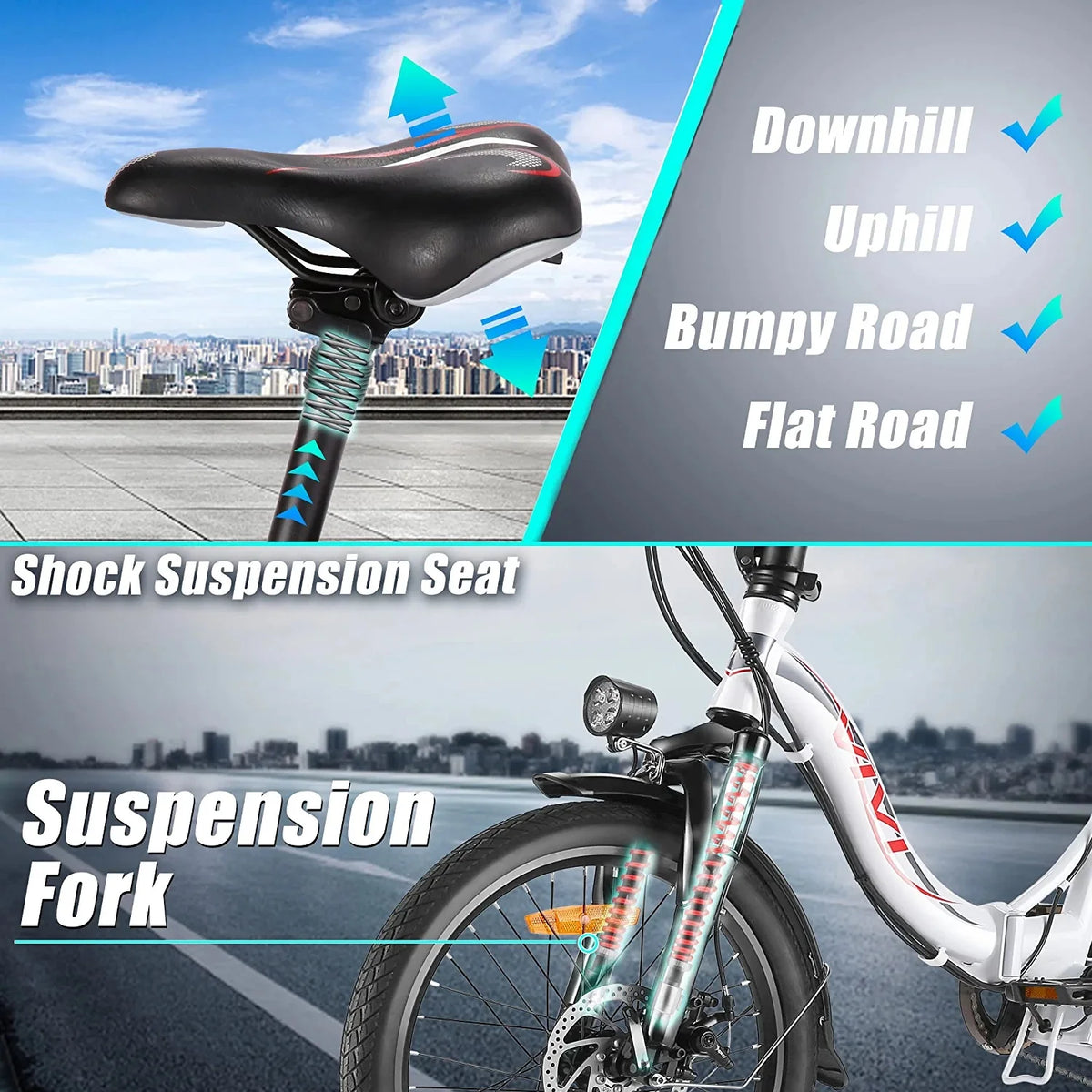 20 Folding Electric Bike 500W with 48V Removable Battery K95969