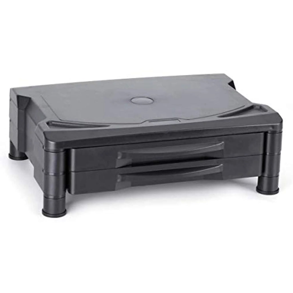 Adjustable Monitor Stand with Two Drawers B999