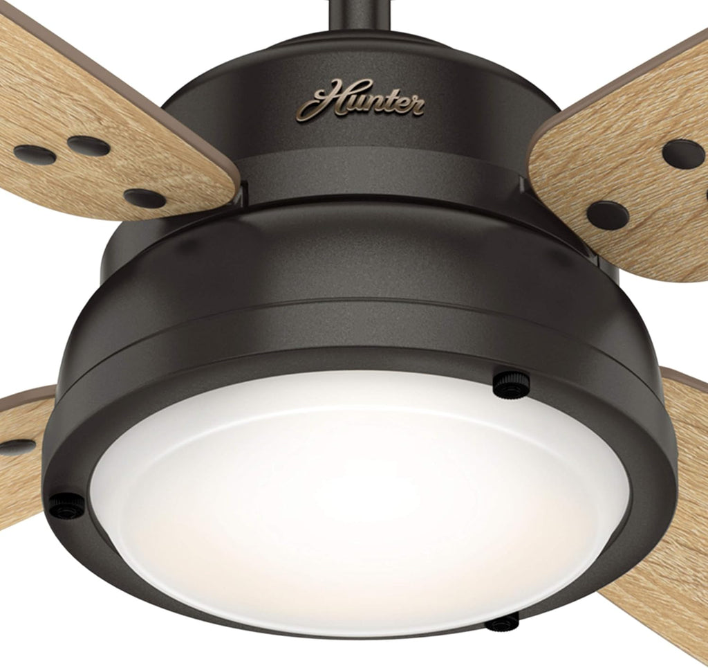 52 inch Bronze Indoor Ceiling Fan with LED Lights R32054