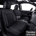 Black & Red Faux Leather Seat Covers E983