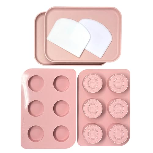 Green BPA Free Silicone Cake Mold Set with Tray and Scraper U454