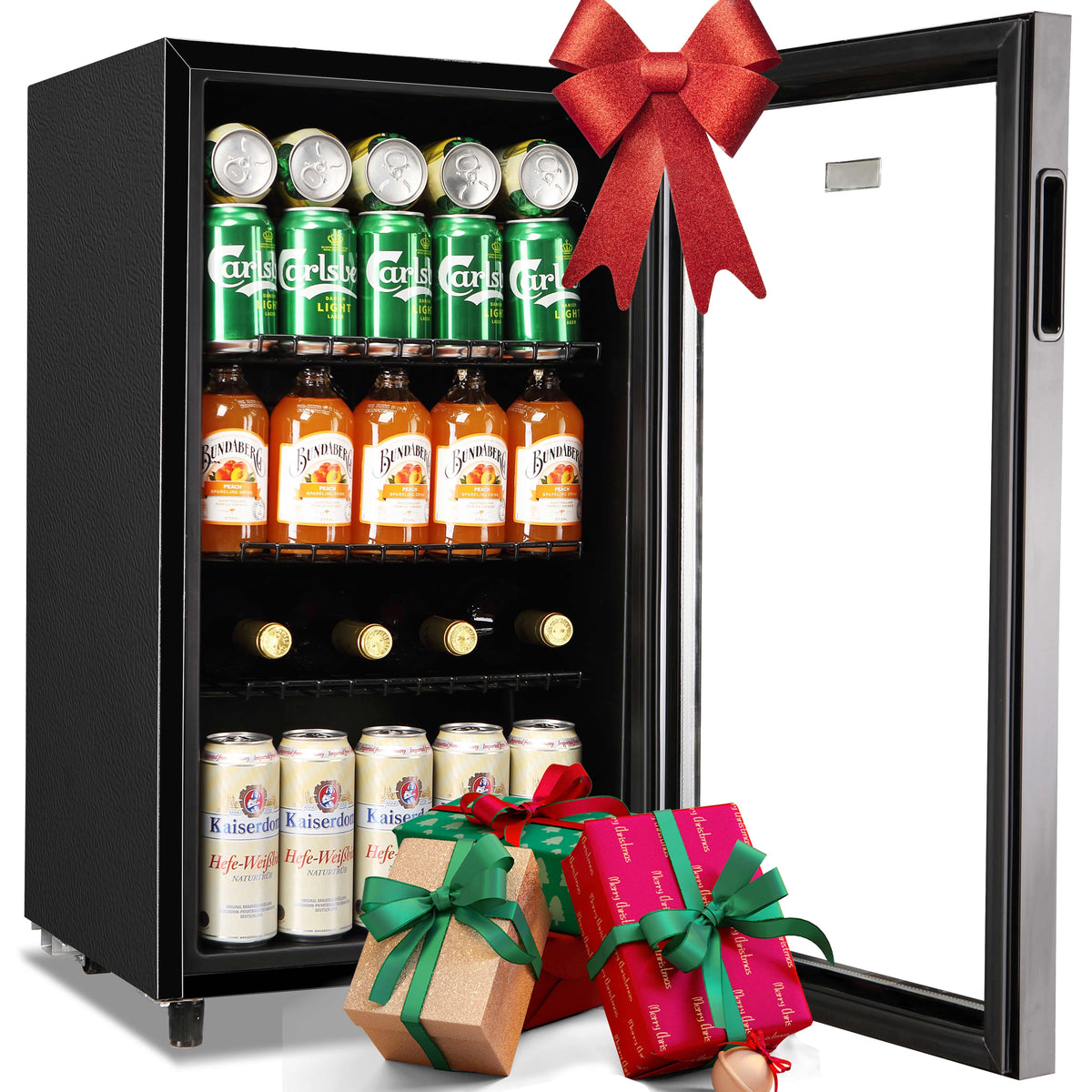 Glass Door Beverage Refrigerator 125 Can A46655