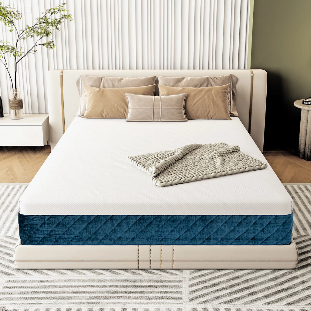 10'' Full Hybrid Mattress Plush Gel Memory Foam K6047