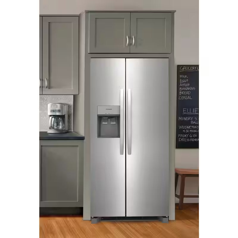 33 in. 22.3 cu. ft. Side by Side Stainless Steel Refrigerator O504023