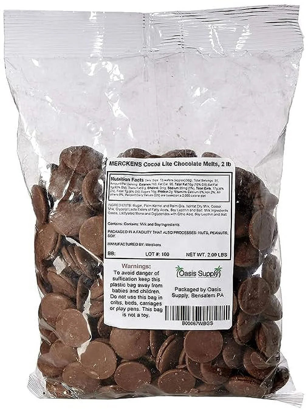 Milk Chocolate Melts 2 lbs H2078