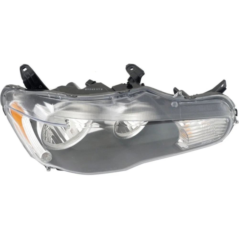 2008-2014 Lancer EVO X Headlights Headlamps Chrome Bezel Left+Right E254