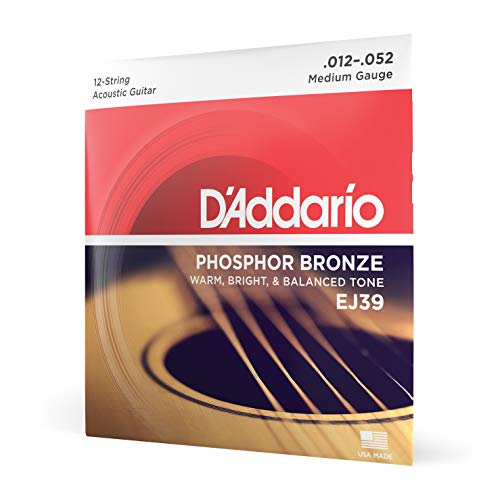 Phosphor Bronze Acoustic Guitar Strings 12-53 Light 3-Pack P967591