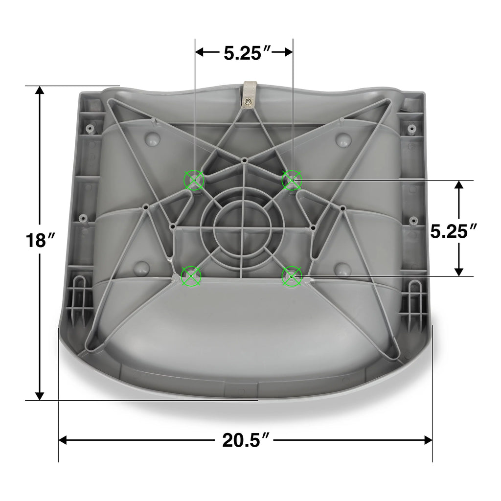 Gray Folding Boat Fishing Seat J769173