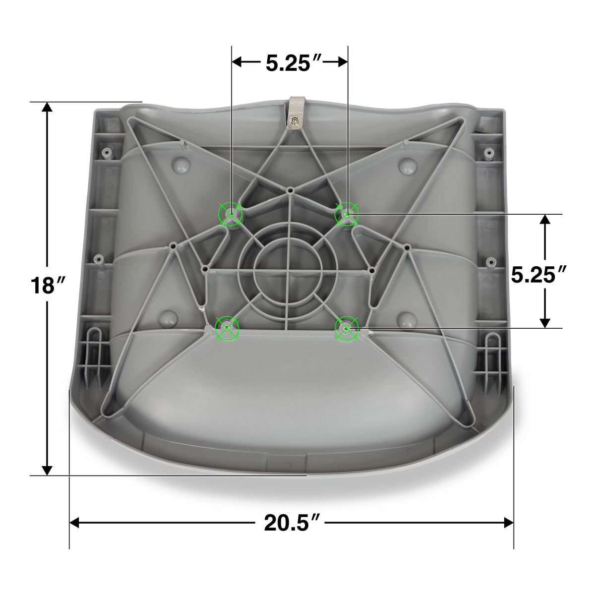 Gray Folding Boat Fishing Seat J769173