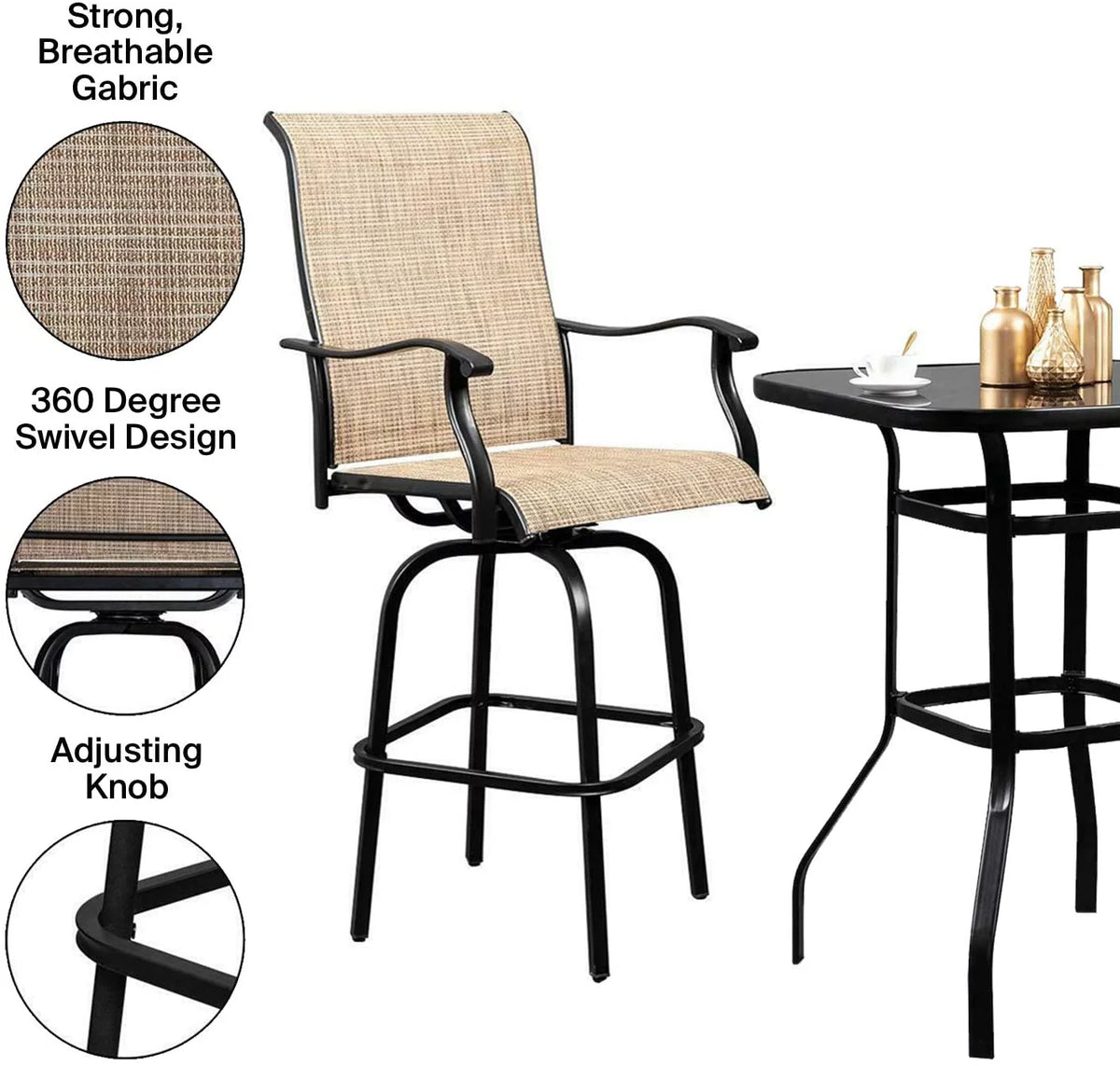 3 Piece Outdoor Furniture Set M7507
