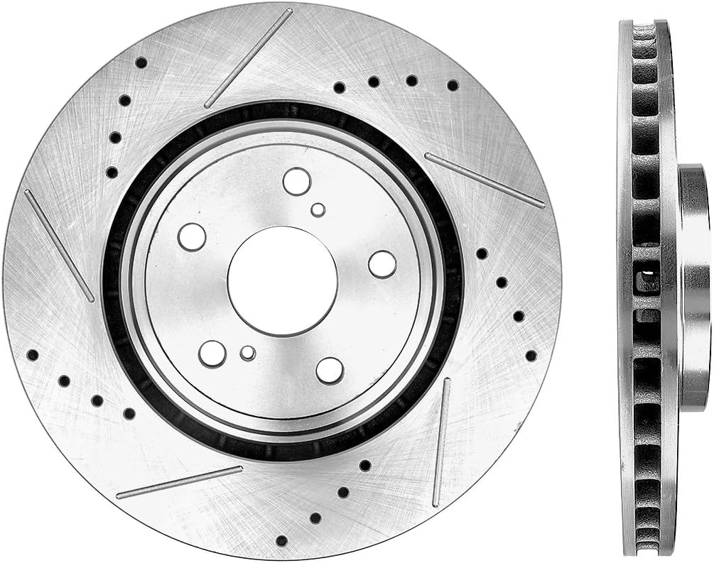 Drilled & Slotted 5 Lug Rotors J424