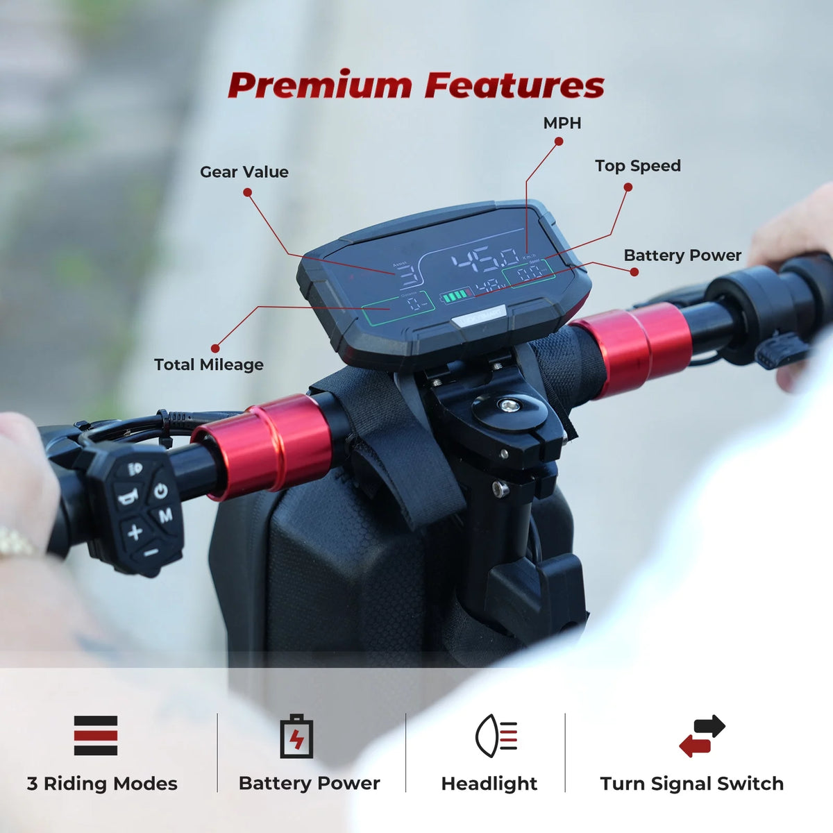 800W Electric Scooter with Offroad Tires M818477