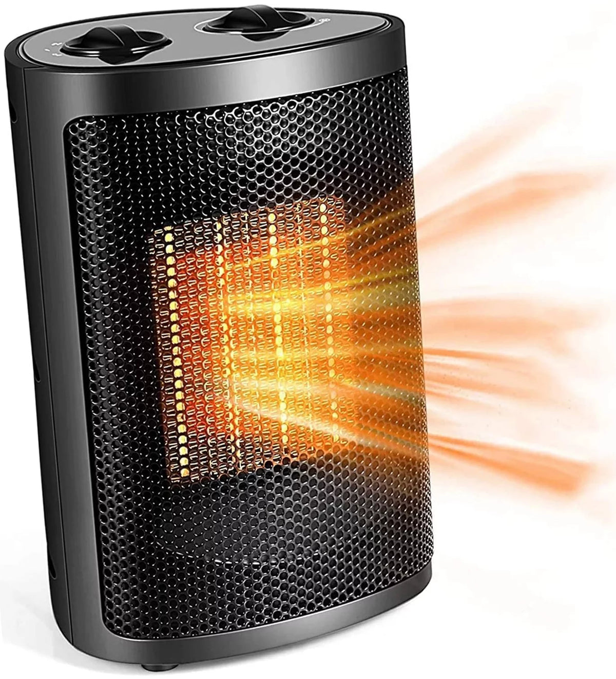 750W/1500W Ceramic Space Heater with Thermostat H987740