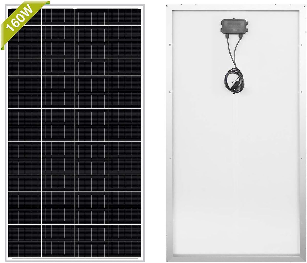 160W Monocrystalline 12V Solar Panel J7392