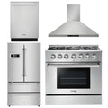 36 Gas Range, Range Hood, Refrigerator & Dishwasher Package S906