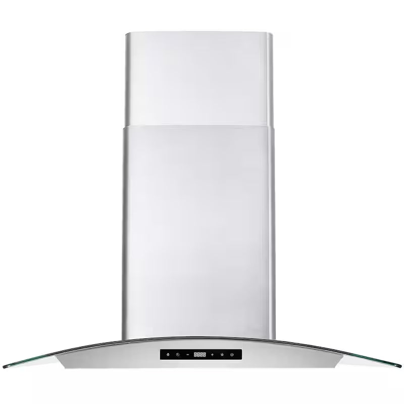 30 in. Stainless Steel Wall Mount Range Hood with Touch Controls B4544