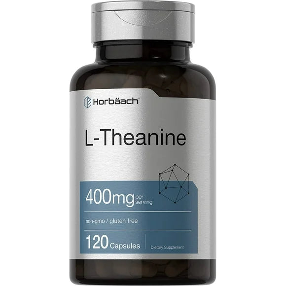 L Theanine 400mg 120 Capsules Non-GMO Gluten Free J757