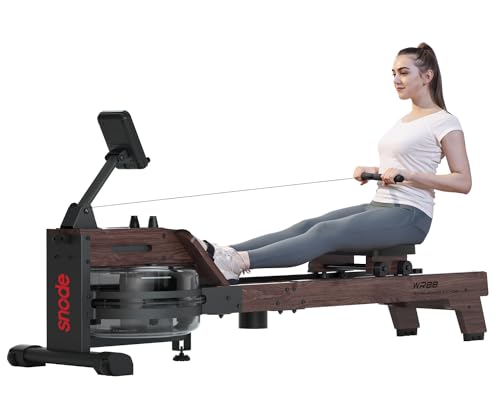 Rowing Machine with 350lb Weight Capacity and LCD Monitor W9635