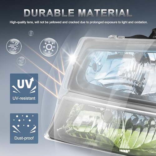 Black Housing Clear Lens Headlight Assembly S632448