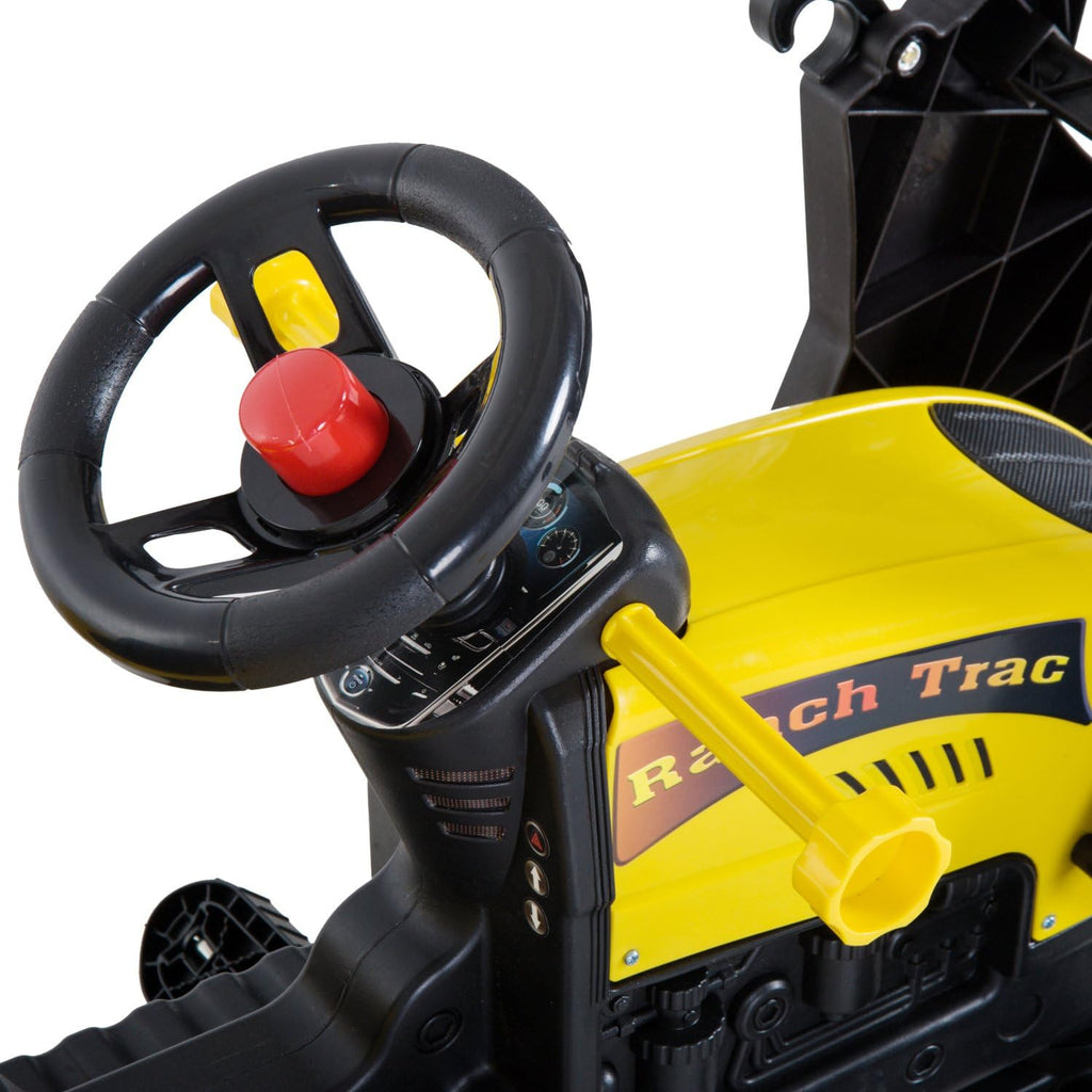 Ride-On Kids Bulldozer Toy with Dirt Bucket P2625