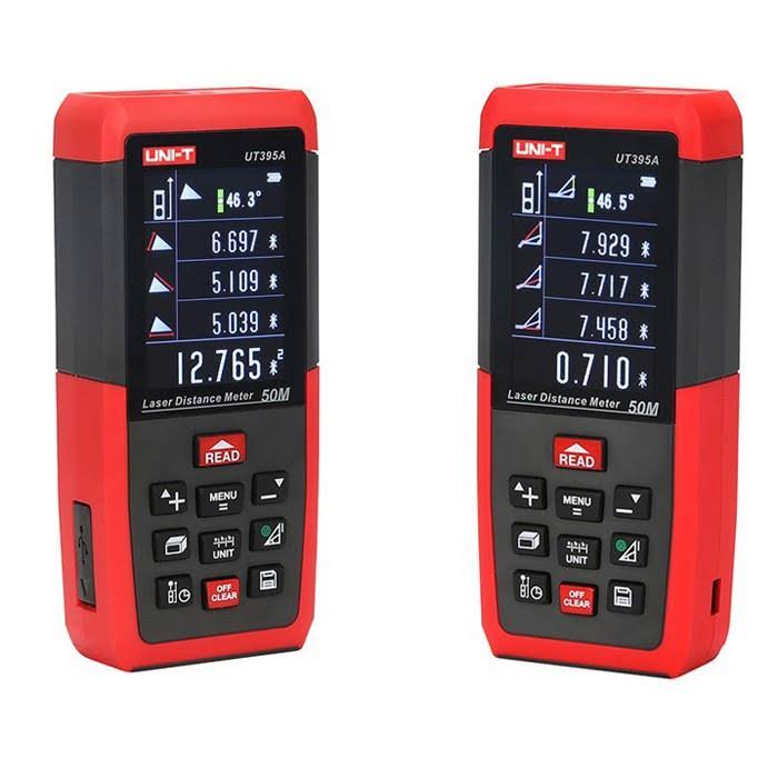 50m Laser Distance Meter Rangefinder with Data Storage USB Connector Z88032