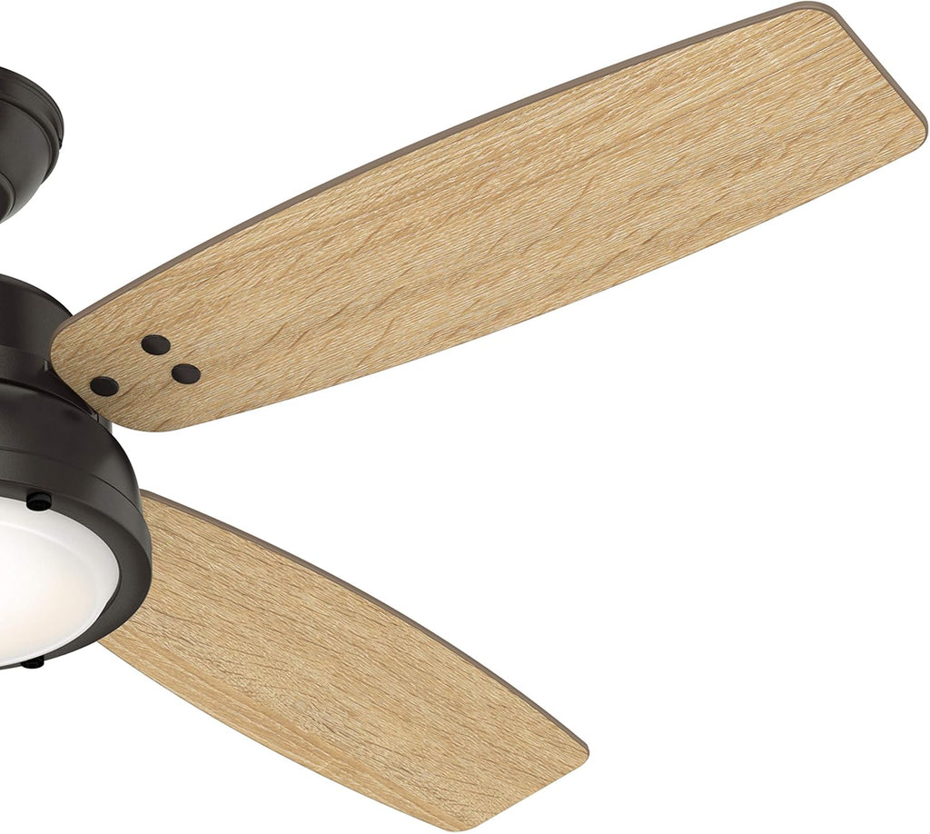 52 inch Bronze Indoor Ceiling Fan with LED Lights R32054