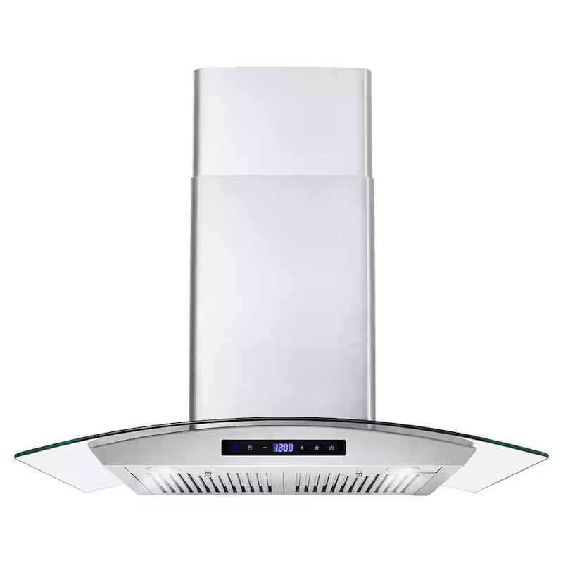 30 in. Stainless Steel Wall Mount Range Hood with Touch Controls B4544