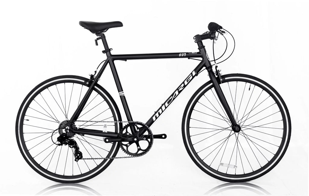 White 53 cm Aluminum 700C Road Bike Q601512