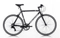 White 53 cm Aluminum 700C Road Bike Q601512