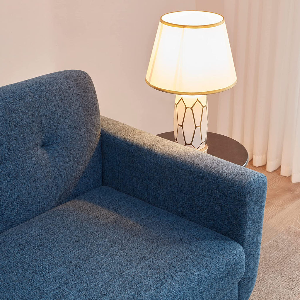 65" Button Tufted Upholstered Loveseat Sofa A731