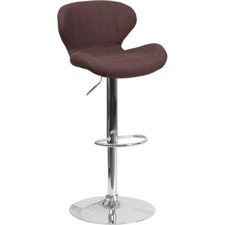 Mid Back Adjustable Height Swivel Bar Stool D9783
