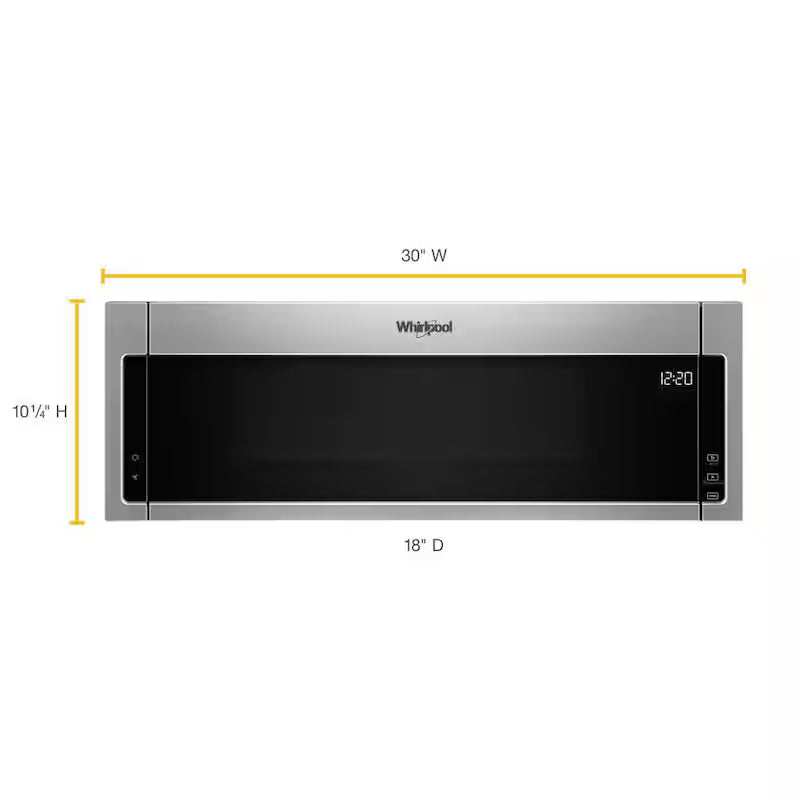 1.1 cu. ft. Low Profile Microwave Hood Combination in Stainless Steel P52240