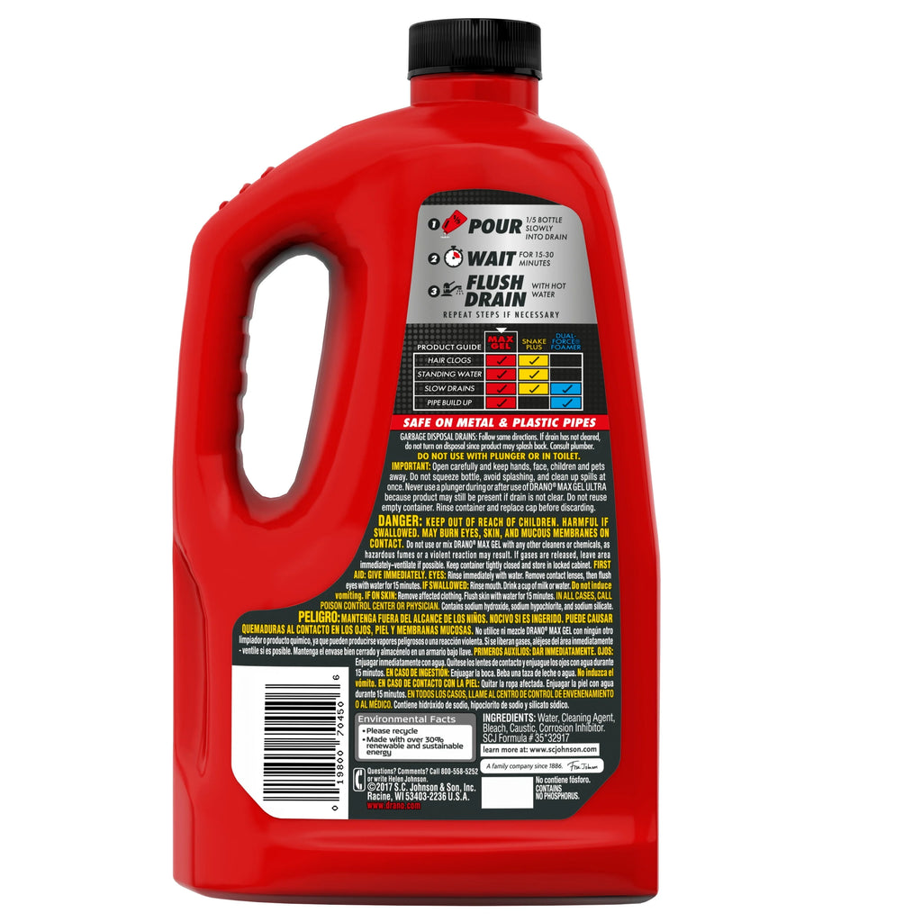 Drain Clog Remover 160 Ounces 2 Count F548