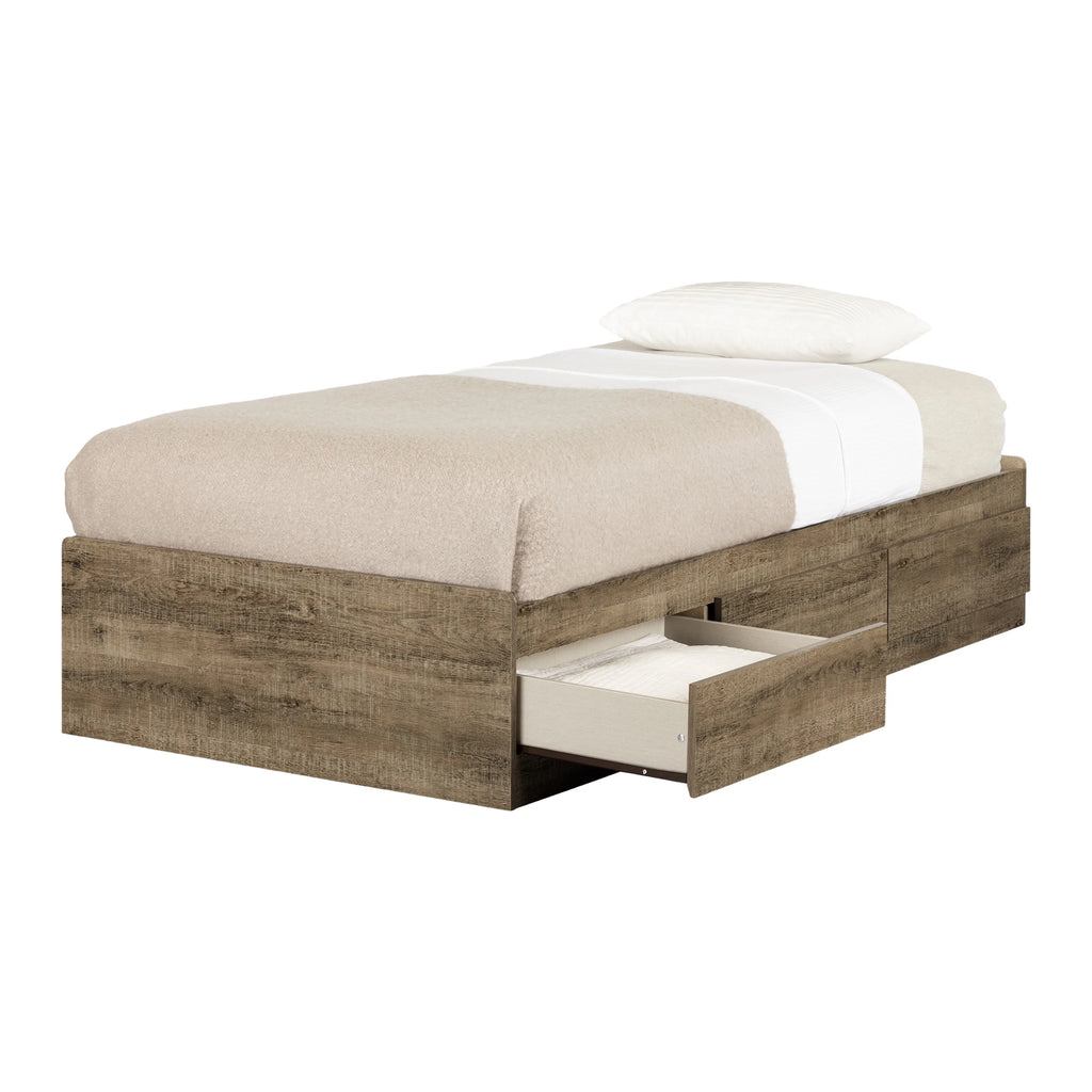 Twin Brown Bed R83001