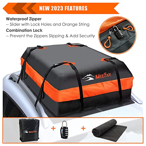 Waterproof 15 Cubic feet Car Roof Bag Cargo Carrier R1594