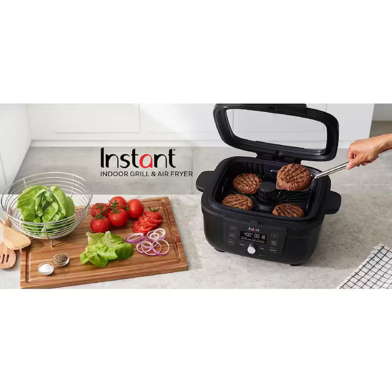 Indoor Grill and Air Fryer Black R969