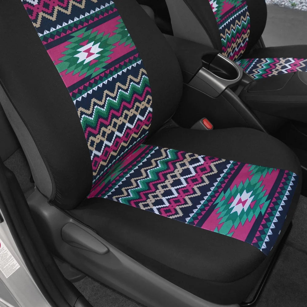 Two Tone Pattern Car Seat Covers B94883