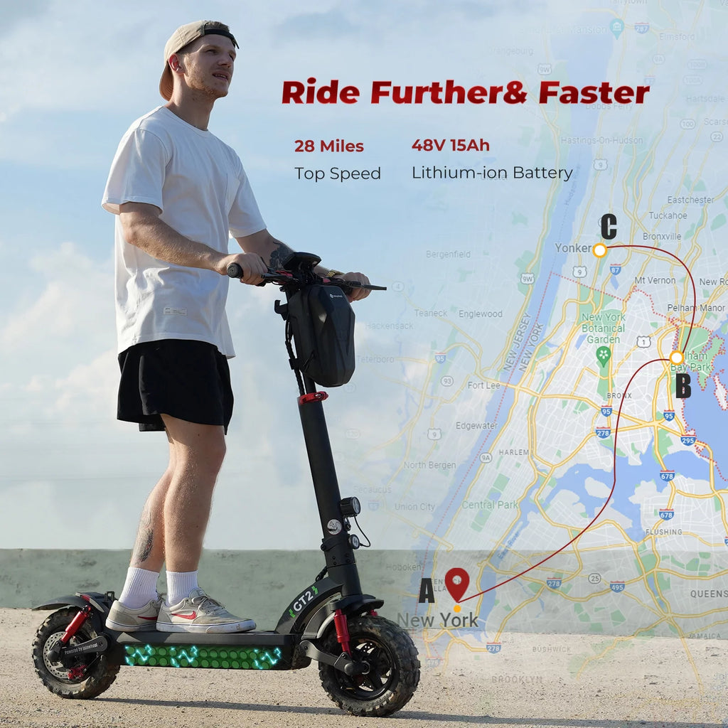 800W Electric Scooter with Offroad Tires M818477
