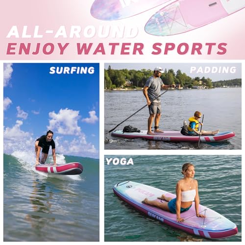 10.6' Inflatable Stand Up Paddle Board with Non-Slip Deck N68674
