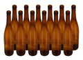 750 ml Amber Glass Hock Bottles, 12 per case D3949