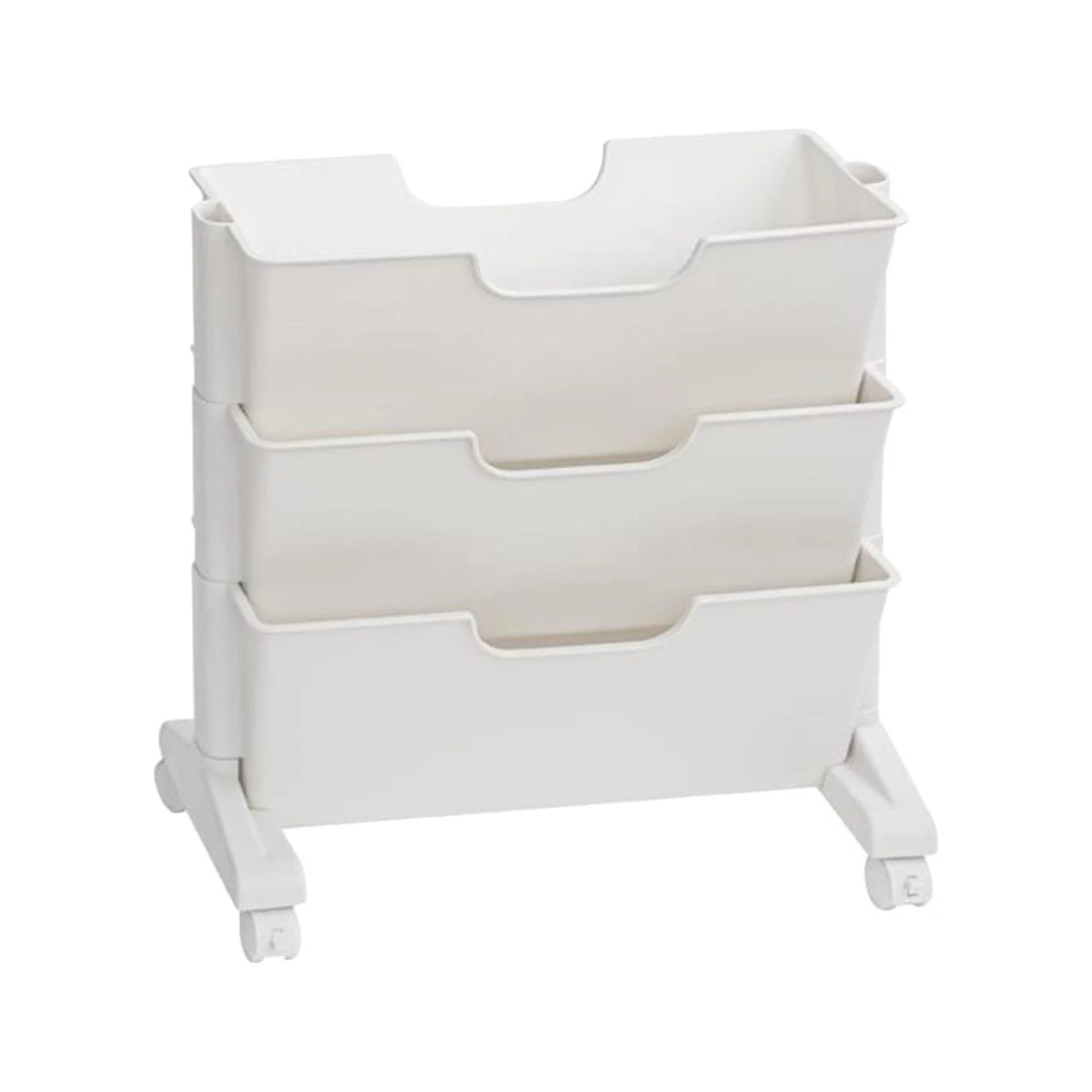3 Tier Rolling Bookshelf with Caster Wheels X405983